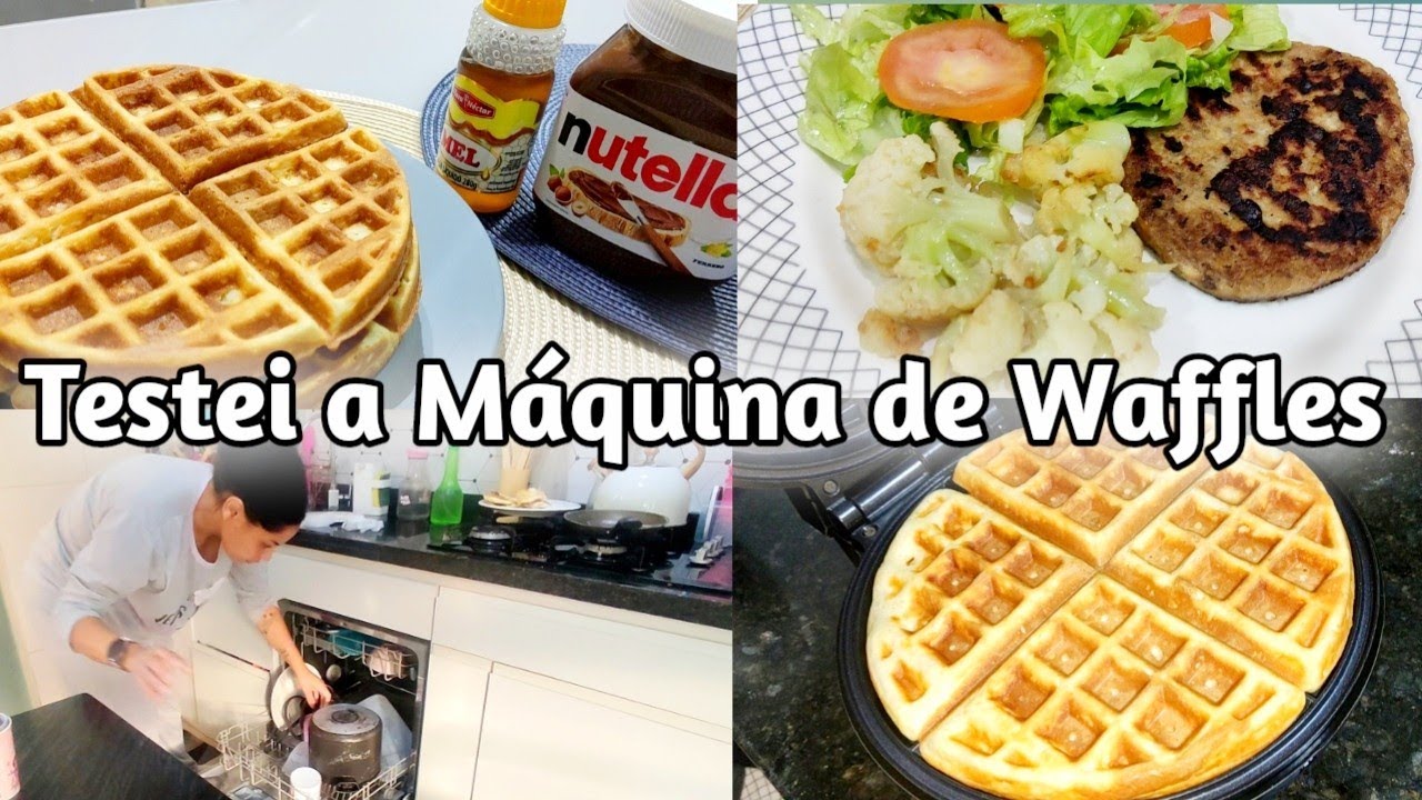 Testei a Máquina de Waffles