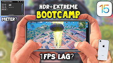 IPHONE XR iOS 15.2.1 BGMI/PUBG HDR+EXTREME BOOTCAMP TEST WITH FPS METER🔥| IPHONE XR 1FPS LAG FIXED?
