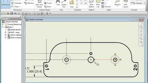 8 1 P Button Maker 5 Bottom Die Plate Drawing