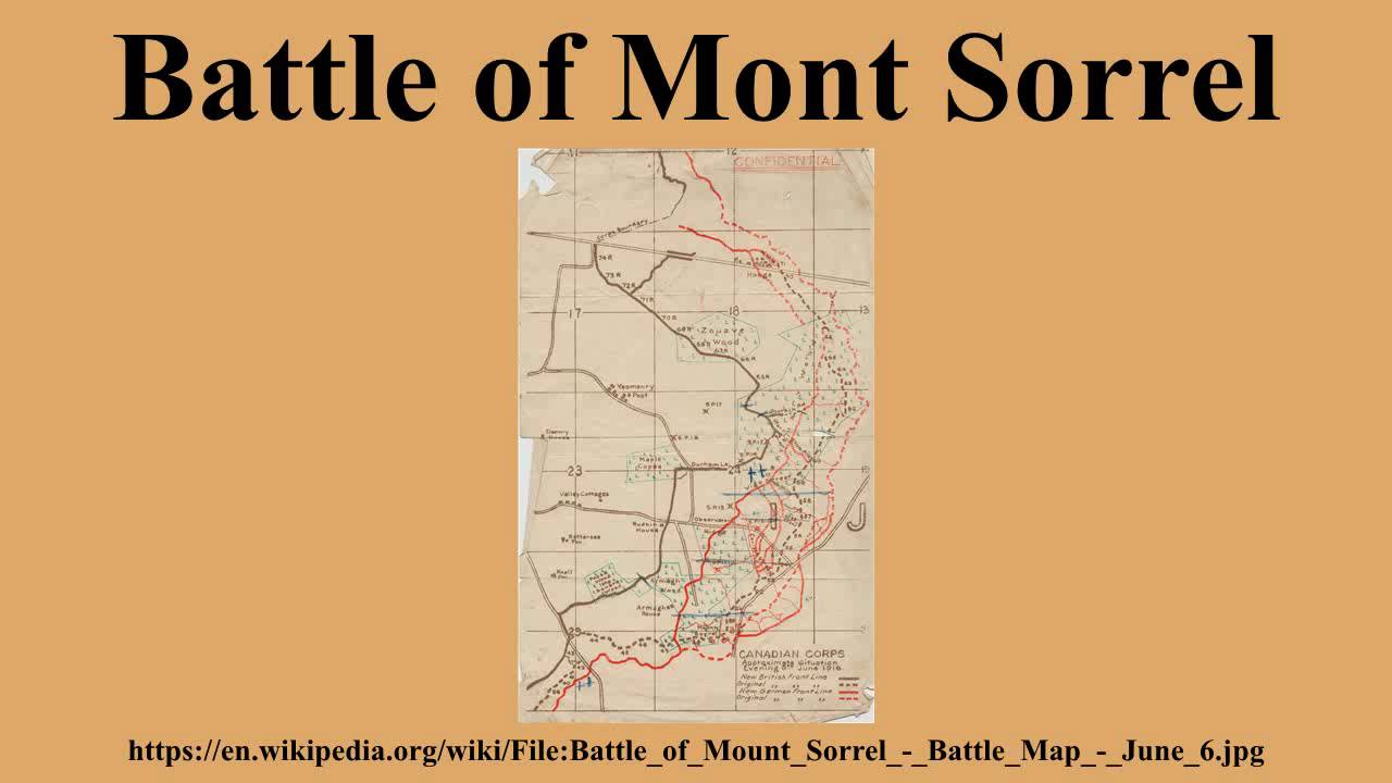 Battle of Mont Sorrel