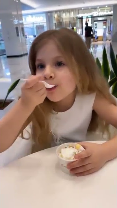 Diana Eating Ice Cream