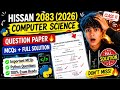 😱 HISSAN 2083 Computer Science Question Paper Out Now! | Class 11 Important MCQs & Full Solution 📚🔥