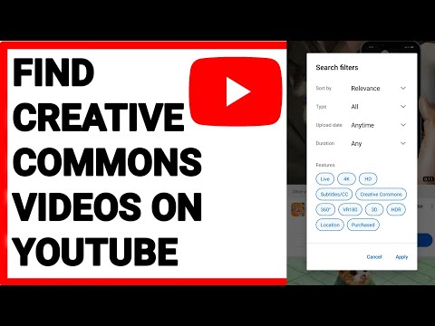 How To Find Creative Commons Videos on YouTube
