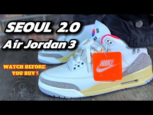 Air Jordan 3 OG SP “ Seoul 2.0 “ review & ON FOOT !! - YouTube