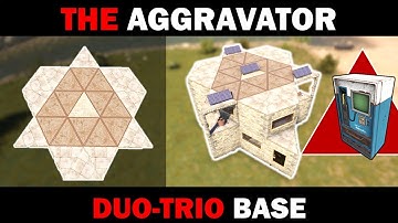 Aggravator V2 - RUST Duo-Trio Base Design with Trapped Loot Rooms