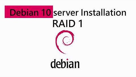 Debian 10 Installation Raid 1