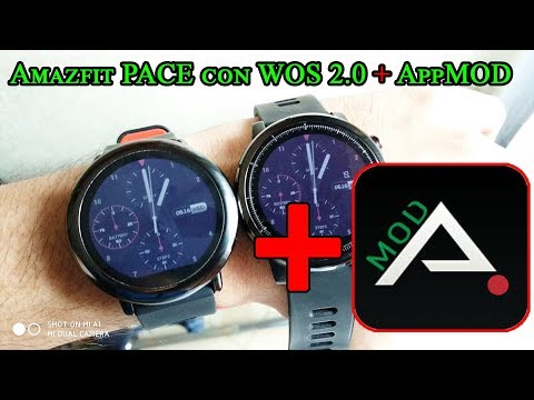 Xiaomi Amazfit PACE con aggiornamento WOS 2.0 + AppMOD Xiaomi Amazfit PACE con aggiornamento WOS 2.0 + AppMOD