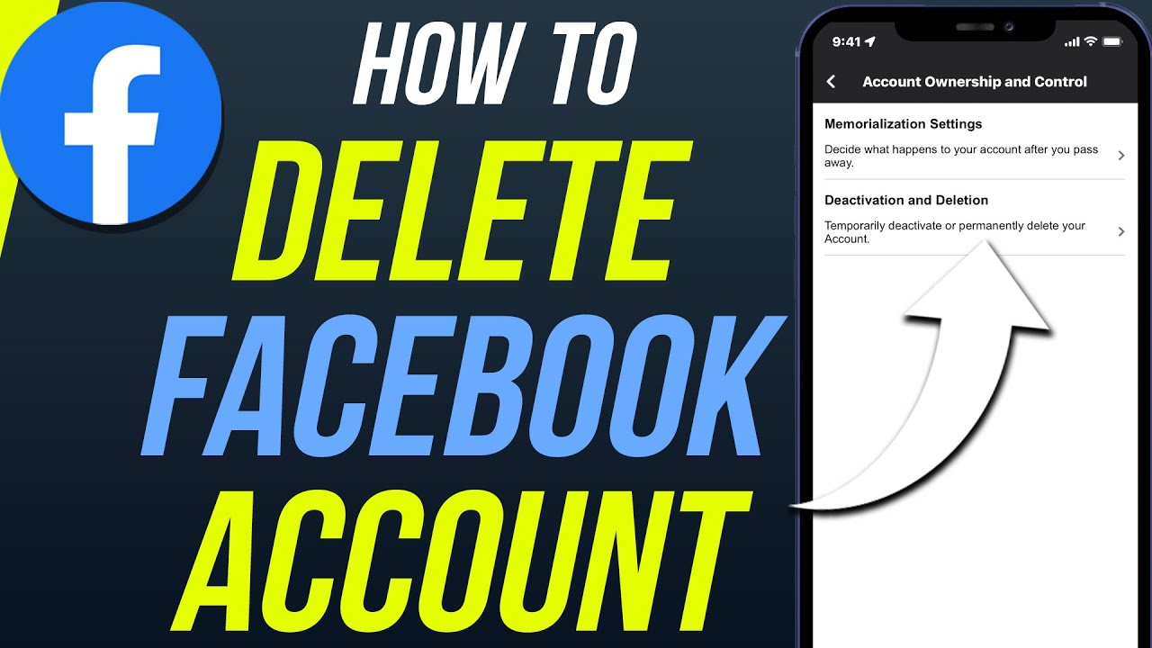 How To Permanently Delete Facebook Account YouTube