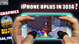 iPhone 8plus😍Pubg Test in 2024🔥Graphics lag test Pubg 3.2 update ☠️