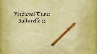 Video thumbnail of "Medieval Tune: Saltarello II (played on recorder)"