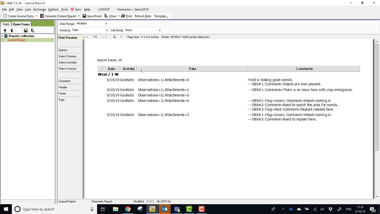 View and Report on GeoNotes from FieldX Office YouTube