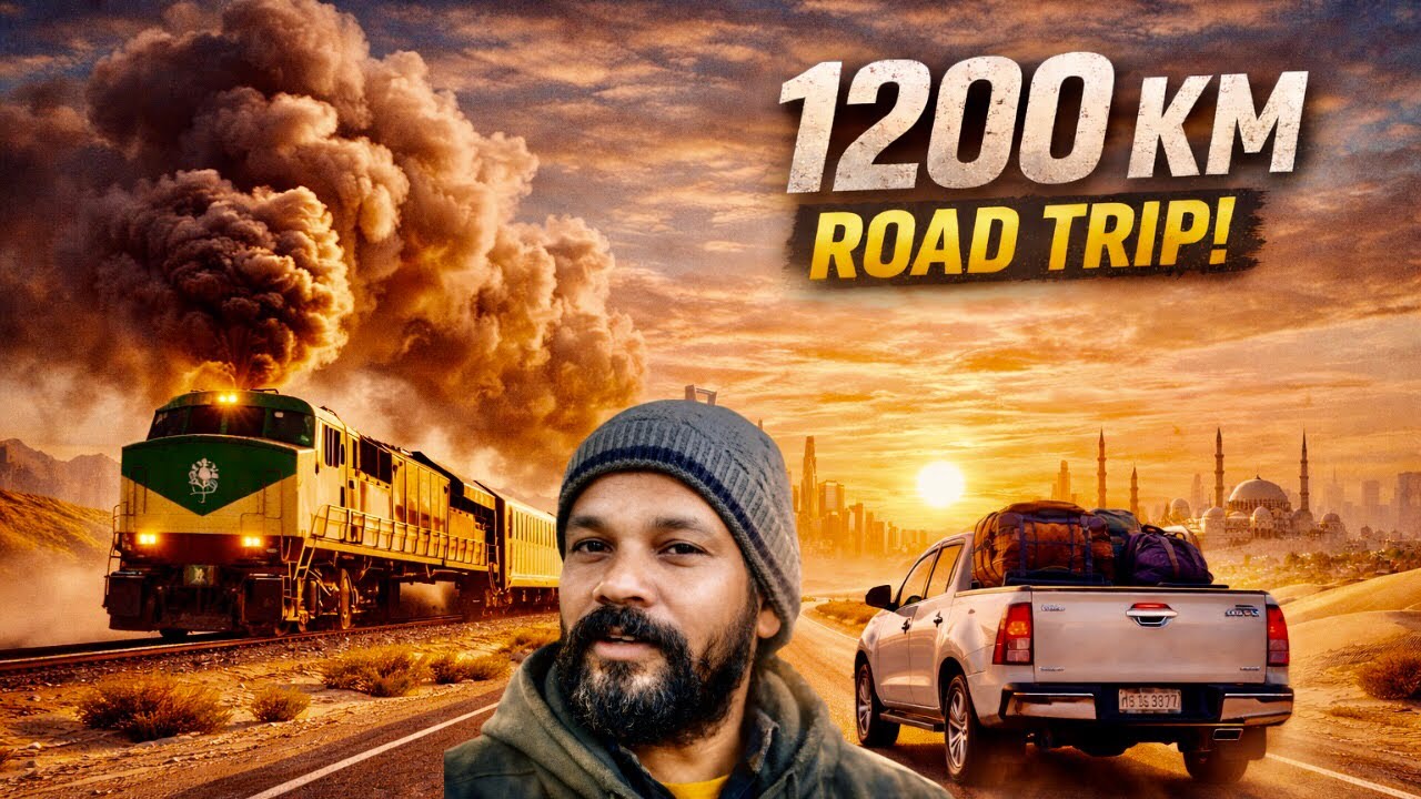 Saudi Arabia: 1200 KM की खतरनाक ड्राइव 🚗 | Saudi Desert से City तक | Real Road Trip