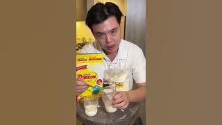 This is the difference between genuine and fake Dancow milk.