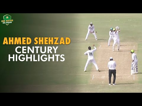 Ahmed Shehzad Century Highlights | Lahore Whites vs Rawalpindi Region | #QeAT 2023/24 | PCB
