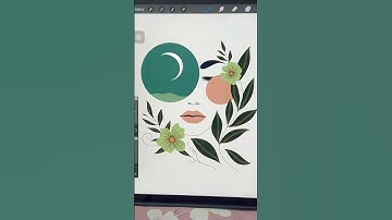 Nature #procreate #procreatetutorial #drawing #explore #viral #viralshorts #youtubeshorts