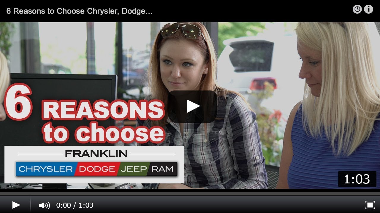 Why Buy from Chrysler Dodge Jeep Ram of Franklin - YouTube