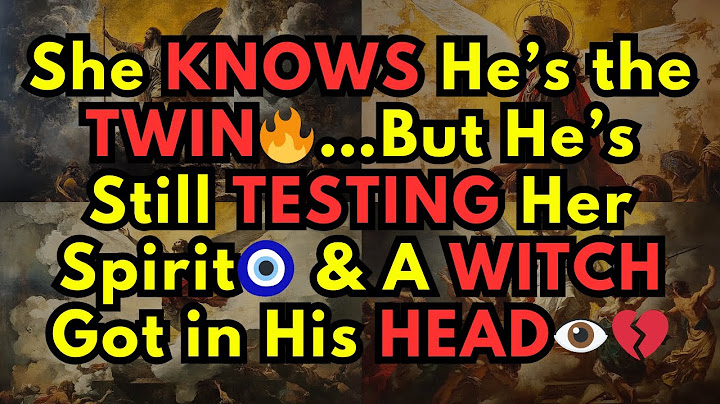 He’s Fighting His Divine Feminine😢…While Listening to a Manipulative Witch