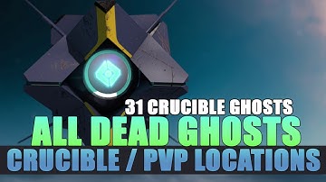 All 31 Dead Ghost Fragments in PvP (Crucible Maps) - Destiny Rise of Iron