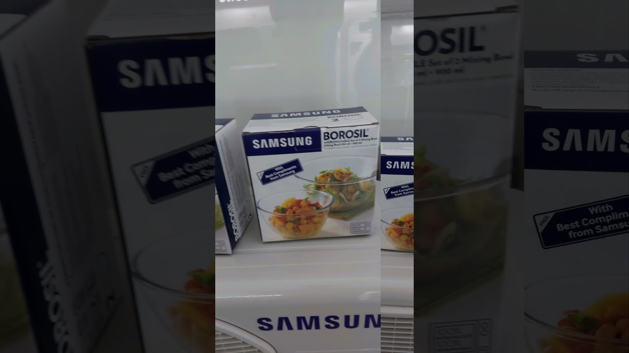 Samsung Borosil Microwavable Bowls | Free With Samsung Microwave | 