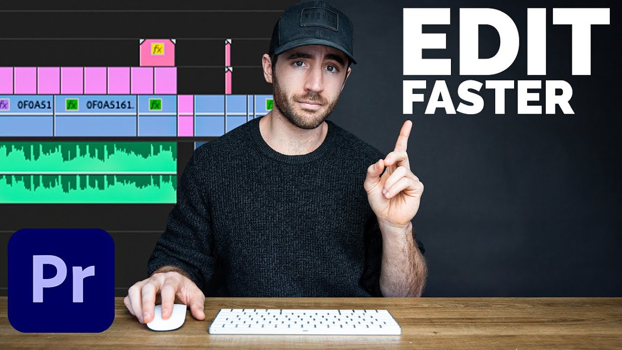 EDIT FASTER! How To Edit A YOUTUBE VIDEO In PREMIERE PRO (start to ...