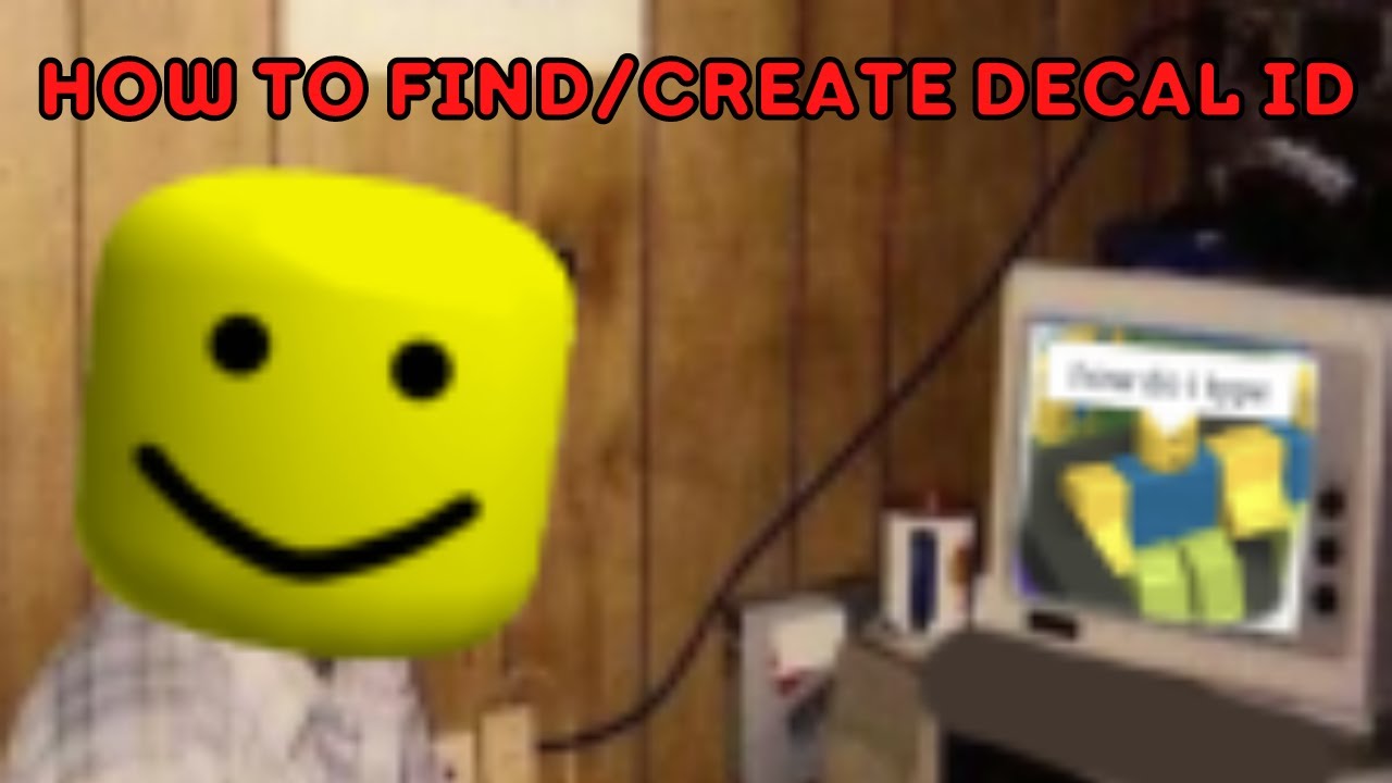 How to find and create Decal ID number for Roblox making memes in your  basement at 3 AM tycoon 