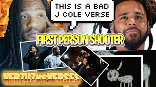 VERZUZvsVERSES: “THIS IS A BAD J COLE VERSE!” | Drake Ft J Cole - First Person Shooter #reaction