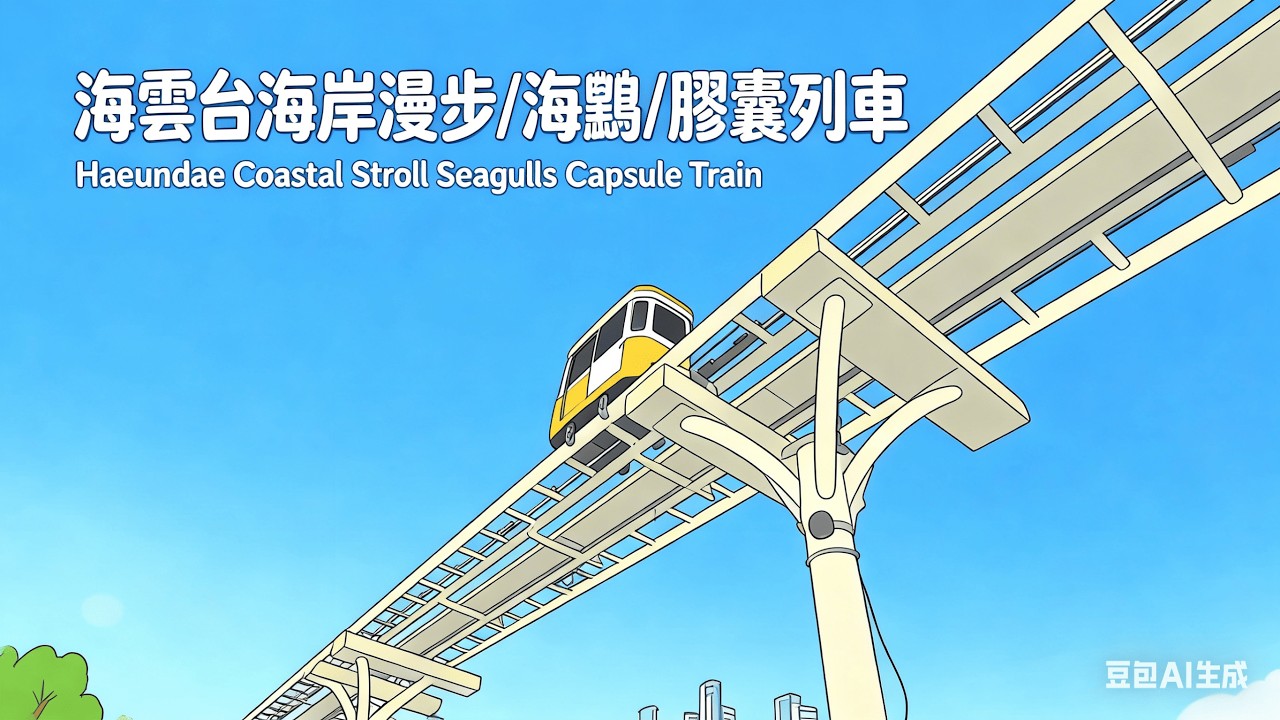 2026年1月31日海雲台海岸漫步/海鷗/膠囊列車Haeundae Coastal StrollSeagullsCapsule Train
