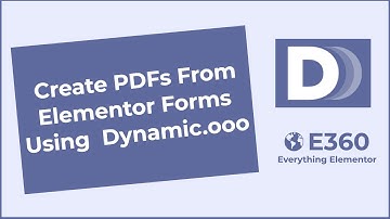 Create PDFs From Elementor Forms Using  Dynamic.ooo