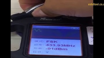 Change VVDI BE Key Frequency Mhz315 or 433 through VVDI MB tool