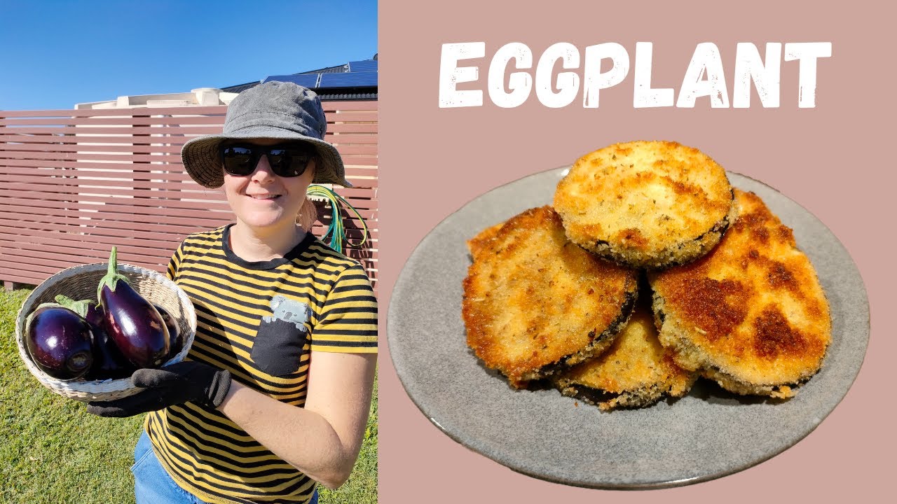 From Garden to Table Harvesting and Cooking Eggplant Easy Fried