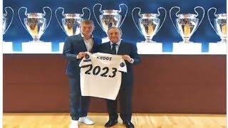 Toni Kroos Extends His Real Madrid Contract Until 2023