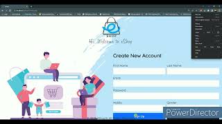 eShop 1 |Design a responsive user sign-in and sign-up page using HTML, CSS, JavaScript and Bootstrap