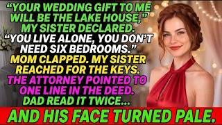 My Sister Demanded My $6 8M Lake House as Her Wedding Gift—But One Final Detail Changed Everythi
