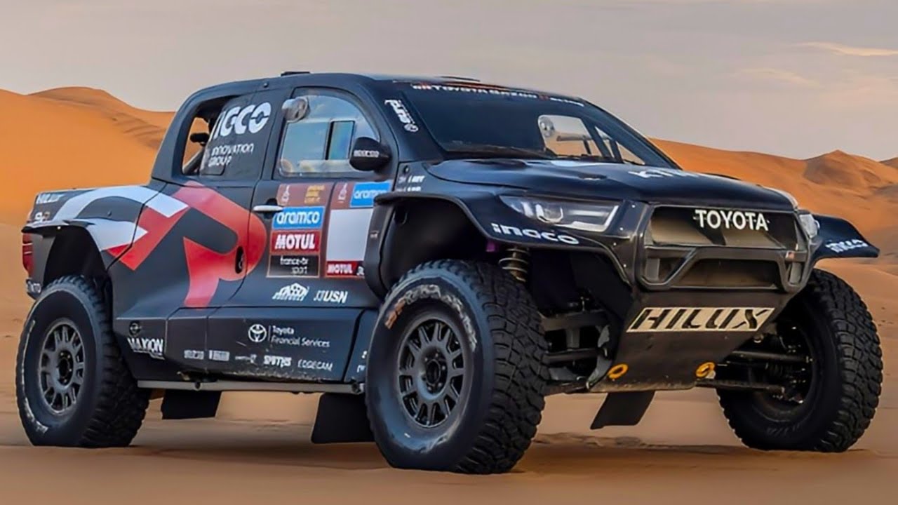 Toyota GR DKR Hilux EVO T1U | TOYOTA GAZOO RACING - YouTube