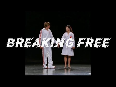 Troy Gabriella Breaking Free From High School Musical Official Drill Remix