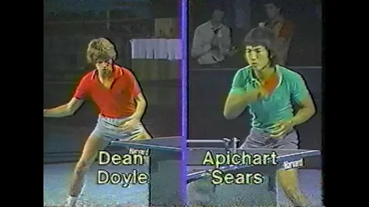 1980 Table Tennis Northwestern Open - Semi-finals:...