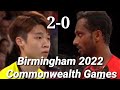 Qfinal tze yong ng  nkarunaratne birmingham 2022 commonwealth games