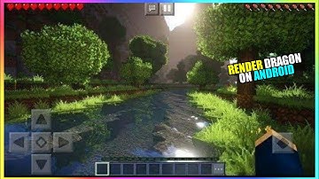 NO MORE SHADER ? RENDER DRAGON IN MINECRAFT PE (1.18.30+) UPDATE FOR ANDROID
