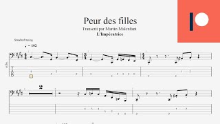 L'Impératrice - Peur des filles (bass tab)