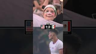 Mexico defeats United States in the Gold Cup Final 🏆 #soccer #Goldcup#mexico #unitedstates #usa