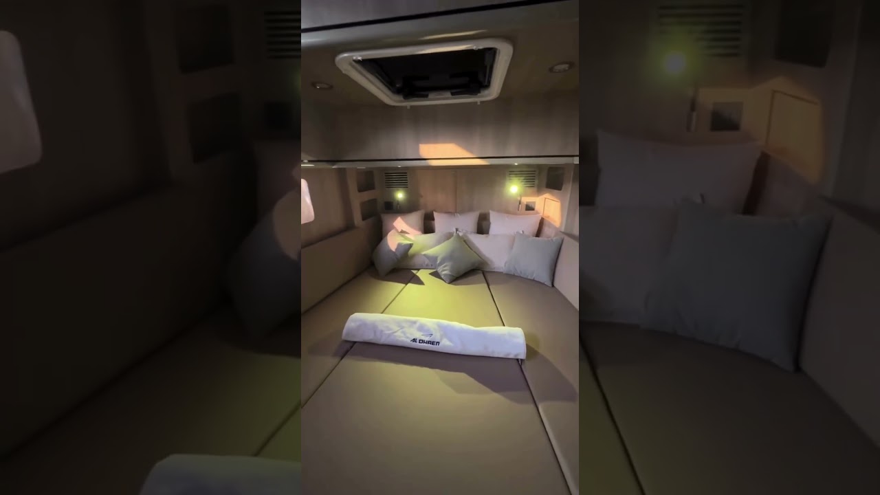 Inside the DB 380SC cabin 👀  #yachtsourcing #luxuryyachtexperience #luxuryyacht #sailingbali