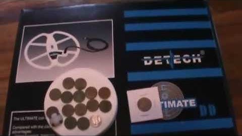 DETECH ULTIMATE 13 DD COIL UNBOXING AND HUNT MINELAB E-TRAC Indians, silver, wheats