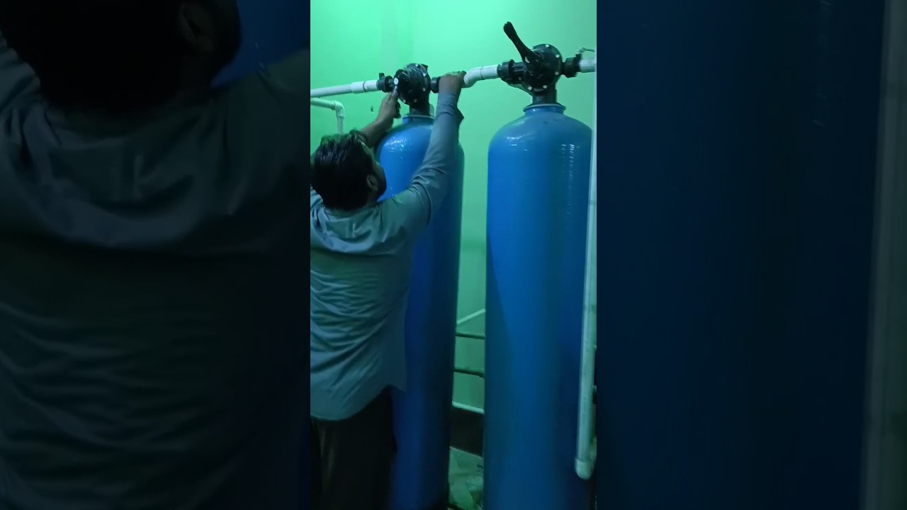 Ro water plant Vessel backwash process #roplanttds
