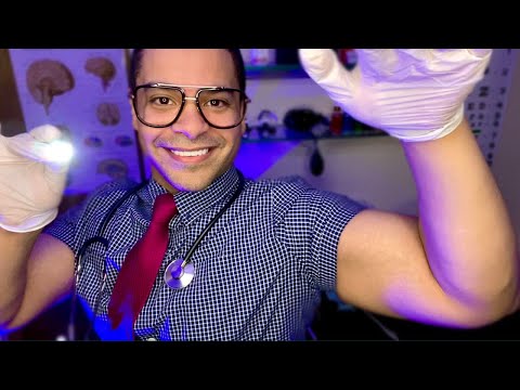 ASMR Doctor Full Body Medical Exam Roleplay For Tingle Immunity Eye Exam Light Ear Exam Soft Spoken