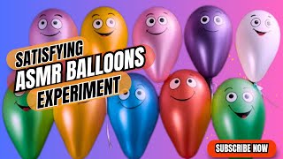 SATISFYING Pump Up Deflating Balloons ASMR Sounds | SQUEEZING ASMR BALLOONS Video Experiment