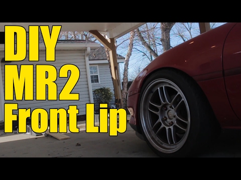 DIY Car Projects: DIY Front Lip (MR2 Turbo)
