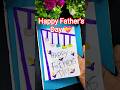 Happy Father's day special greetings card making ideas #art #artscraft #diy #howtomake #cards