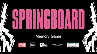 Springboard 2020: Memory Game