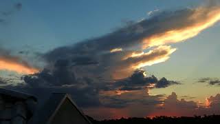 Time-lapse do por-do-sol em 50 segundos aos 9 de fevereiro em Foz do Iguaçu