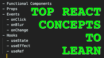 The most important React concepts to learn first (as a beginner)